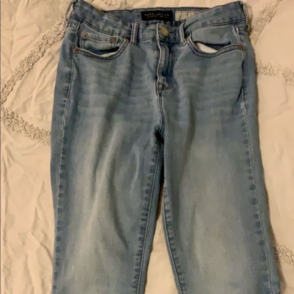 light wash jeans